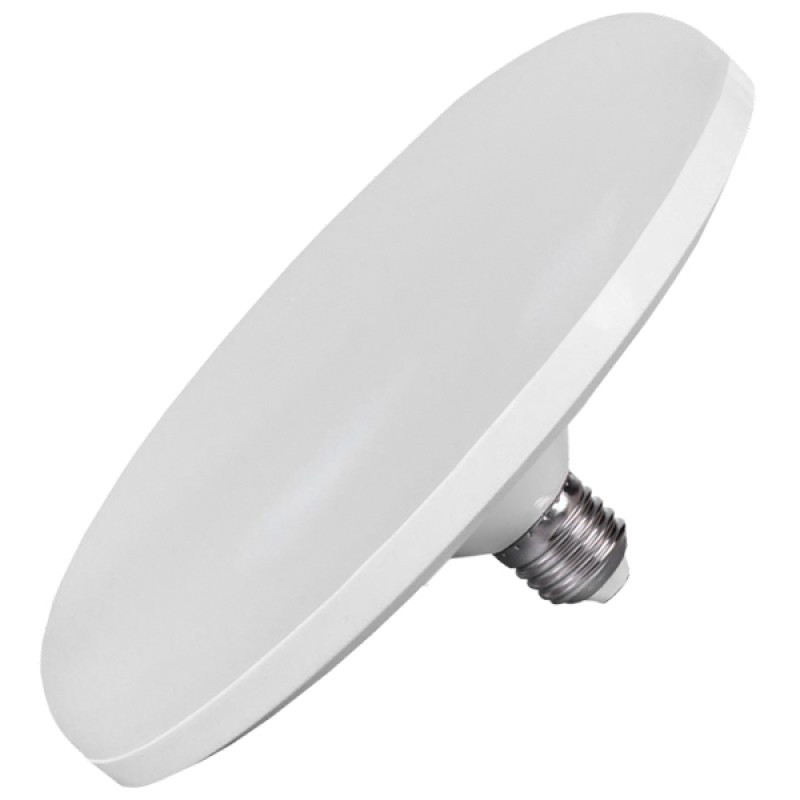 GloboStar® 78024 Λάμπα LED E27 UFO F220 54W 230V 5000lm 180° AC 220-240V IP20 Θερμό Λευκό 3000K -M22 x Π22 x Y8cm