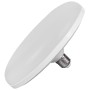GLOBOSTAR® UFO 78024 Λάμπα E27 F220 LED 54W 5000lm 180° AC 220-240V IP20 Θερμό Λευκό 2700K - Lumileds SMD Chip - Λευκό Γαλακτερό - Μ22 x Π22 x Υ8cm - 3 Χρόνια Εγγύηση