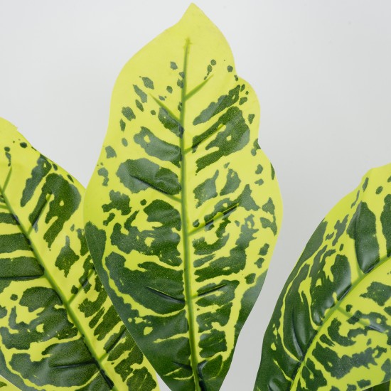GloboStar® GREEN CROTON 78226 Τεχνητό Φυτό Κροτώνας Πράσινος - Μπουκέτο Διακοσμητικών Φυτών - Κλαδιών με Φύλλωμα Πράσινο Υ44cm GloboStar® GREEN CROTON 78226 Τεχνητό Φυτό Κροτώνας Πράσινος - Μπουκέτο Διακοσμητικών Φυτών - Κλαδιών με Φύλλωμα Πράσινο Υ44cm