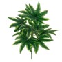 GloboStar® RICE PAPER PLANT 78272 Τεχνητό Φυτό Τετραπάναξ - Μπουκέτο Διακοσμητικών Φυτών - Κλαδιών με Φύλλωμα Πράσινο Υ30cm