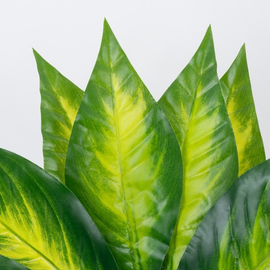 GloboStar® PEACE LILY 78277 Τεχνητό Φυτό Σπαθίφυλλο - Μπουκέτο Διακοσμητικών Φυτών - Κλαδιών με Φύλλωμα Πράσινο - Κίτρινο Υ33cm GloboStar® PEACE LILY 78277 Τεχνητό Φυτό Σπαθίφυλλο - Μπουκέτο Διακοσμητικών Φυτών - Κλαδιών με Φύλλωμα Πράσινο - Κίτρινο Υ33cm