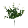 GloboStar® EUCALYPTUS 78295 Τεχνητό Φυτό Ευκάλυπτος - Μπουκέτο Διακοσμητικών Φυτών - Κλαδιών με Φύλλωμα Πράσινο - Λευκό Υ45cm