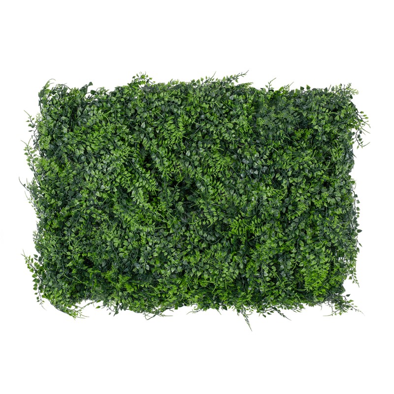 GLOBOSTAR® LEYLAND 78413 Τεχνητό Πάνελ Φυλλωσιάς / Κάθετος Κήπος Λέιλαντ & Νάνος Κισσός - Πράσινο - Μ60 x Υ9 x Π40cm