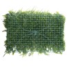 GloboStar® 78427 Artificial - Συνθετικό Τεχνητό Διακοσμητικό Πάνελ Φυλλωσιάς - Κάθετος Κήπος Νάνος Φτέρη - Γιασεμί - Πράσινο Μ60 x Υ40 x Π9cm