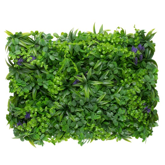 GLOBOSTAR® PEPPEROMIA 78434 Τεχνητό Πάνελ Φυλλωσιάς / Κάθετος Κήπος Πεπερόμια & Ζεβρίνα - Πράσινο - Μ60 x Π9 x Υ40cm GLOBOSTAR® PEPPEROMIA 78434 Τεχνητό Πάνελ Φυλλωσιάς / Κάθετος Κήπος Πεπερόμια & Ζεβρίνα - Πράσινο - Μ60 x Π9 x Υ40cm