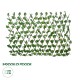 GloboStar® Artificial Garden GOLDEN POTHOS 78496 Πτυσσόμενη Πέργκολα Τεχνητής Φυλλωσιάς - Κάθετος Κήπος Σύνθεση Πόθος Μ110 x Π10 x Υ120cm (min) Μ310 x Π10 x Υ45cm (max)