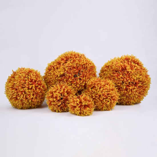 GloboStar® 78514 Artificial - Συνθετικό Τεχνητό Διακοσμητικό Φυτό Θάμνος Πυξάρι Πορτοκαλί - Κίτρινο Φ31cm GloboStar® 78514 Artificial - Συνθετικό Τεχνητό Διακοσμητικό Φυτό Θάμνος Πυξάρι Πορτοκαλί - Κίτρινο Φ31cm