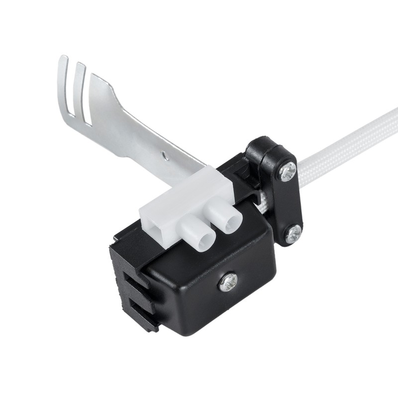 GloboStar® LAMPHOLDER 78950 Ντουί GU10 Πορσελάνης με 15cm VDE Καλώδιο - Anti-Fire Protection High Resistance Tube & Κυτίο Συνδεσμολογίας - ᐊVDEᐅ Certified - IP20 - Φ3.5 x Μ15cm - 5 Χρόνια Εγγύηση