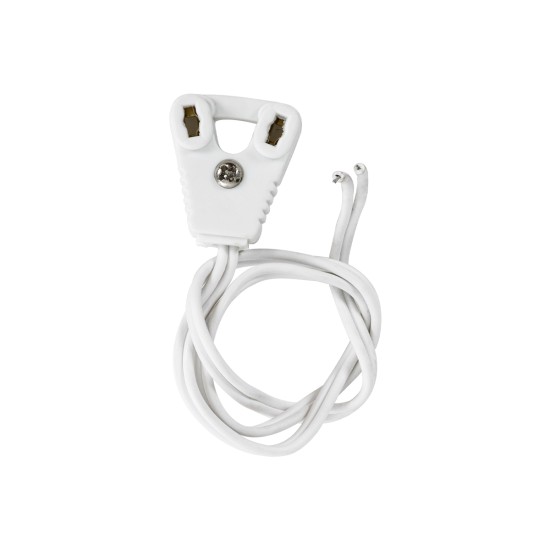 GloboStar® 78953 Καλώδιο - Ντουί Τροφοδοσίας για Λάμπες Τύπου Φθορίου T8 LED 30cm GloboStar® 78953 Καλώδιο - Ντουί Τροφοδοσίας για Λάμπες Τύπου Φθορίου T8 LED 30cm