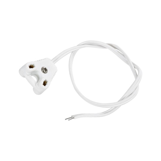 GloboStar® 78953 Καλώδιο - Ντουί Τροφοδοσίας για Λάμπες Τύπου Φθορίου T8 LED 30cm GloboStar® 78953 Καλώδιο - Ντουί Τροφοδοσίας για Λάμπες Τύπου Φθορίου T8 LED 30cm