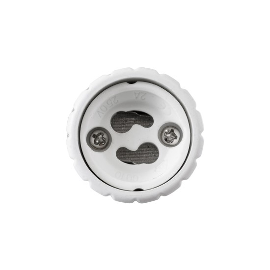 GLOBOSTAR® ADAPTOR 78973 Αντάπτορας/Μετατροπέας από Ντουί E27 σε GU10 IP20 - Μ3 x Π3 x Υ5cm