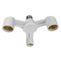 GLOBOSTAR® ADAPTOR 78976 Αντάπτορας/Μετατροπέας από Ντουί E27 σε 3 x E27 IP20 - Μ18 x Π18 x Υ10cm