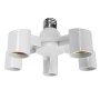 GLOBOSTAR® ADAPTOR 78979 Αντάπτορας/Μετατροπέας από Ντουί E27 σε 5 x E27 IP20 - Μ18 x Π18 x Υ10cm