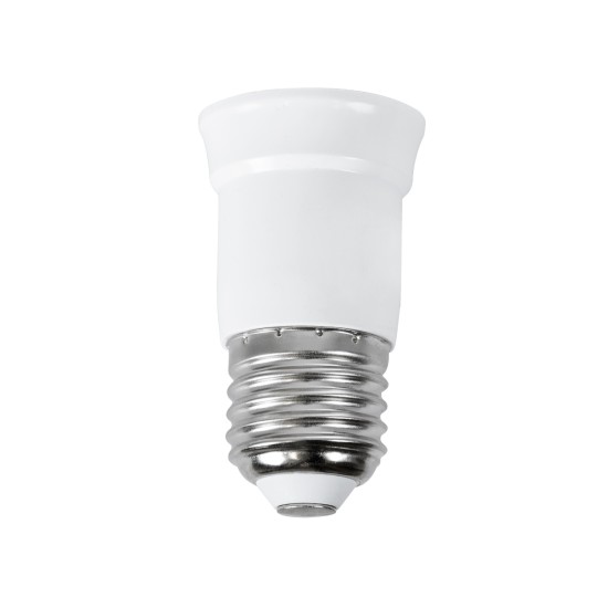 GloboStar® 78980 Πλαστικός Αντάπτορας Μετατροπέας από 1xE27 Ντουί σε 1xE27 Ντουί Λευκό Φ4 x Υ6.5cm GloboStar® 78980 Πλαστικός Αντάπτορας Μετατροπέας από 1xE27 Ντουί σε 1xE27 Ντουί Λευκό Φ4 x Υ6.5cm