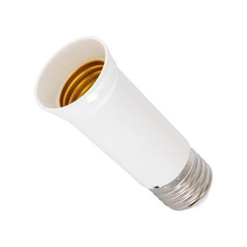 GLOBOSTAR® ADAPTOR 78981 Αντάπτορας/Επέκταση από Ντουί E27 σε E27 IP20 - Μ3.8 x Π3.8 x Υ9.5cm