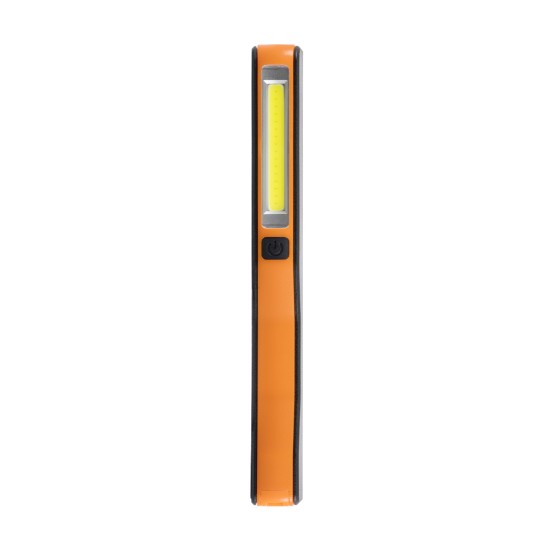 GloboStar® 79016 Φορητός Φακός Χειρός Εργασίας LED COB 1W Head + 3W COB Side 80lm & 240lm με Επαναφορτιζόμενη Μπαταρία 800mAh - Ισχυρό Μαγνήτη Βάσης - Καλώδιο Φόρτισης USB - Ψυχρό Λευκό 6000K - Μ18 x Π3.5 x Υ2cm
