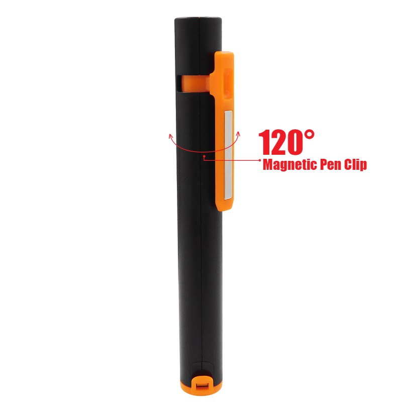 GloboStar® 79017 Φορητός Επαναφορτιζόμενος Φακός Εργασίας Work Light LED COB 3W + 3W 350lm με 3 Modes & 1 x Μπαταρία 1200mAh Li-ion Ψυχρό Λευκό 6000K