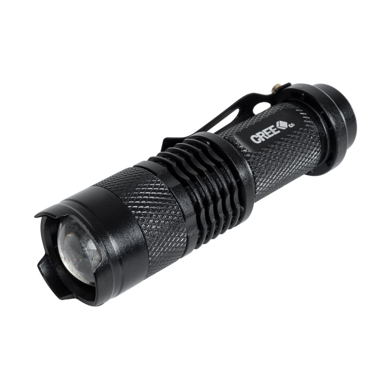 GloboStar® 79020 Φορητός Φακός Χειρός CREE LED 6W 480lm - Ψυχρό Λευκό 6000K - Φ2.5 x Υ9.2cm