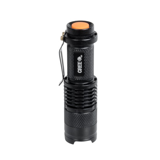 GloboStar® 79020 Φορητός Φακός Χειρός CREE LED 6W 480lm - Ψυχρό Λευκό 6000K - Φ2.5 x Υ9.2cm