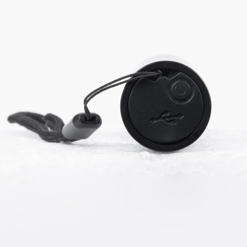 GloboStar® 79029 Φορητός Φακός Χειρός Επαναφορτιζόμενος LED CREE XM-L2 T6 10W 1000lm Zoom 1° έως 60° Μοιρών με 1 x 18650 Μπαταρία 1200mAh USB 2.0 Πτυσσόμενος & 3 Modes Power Bank Αδιάβροχο IP54 Ψυχρό Λευκό 6000K