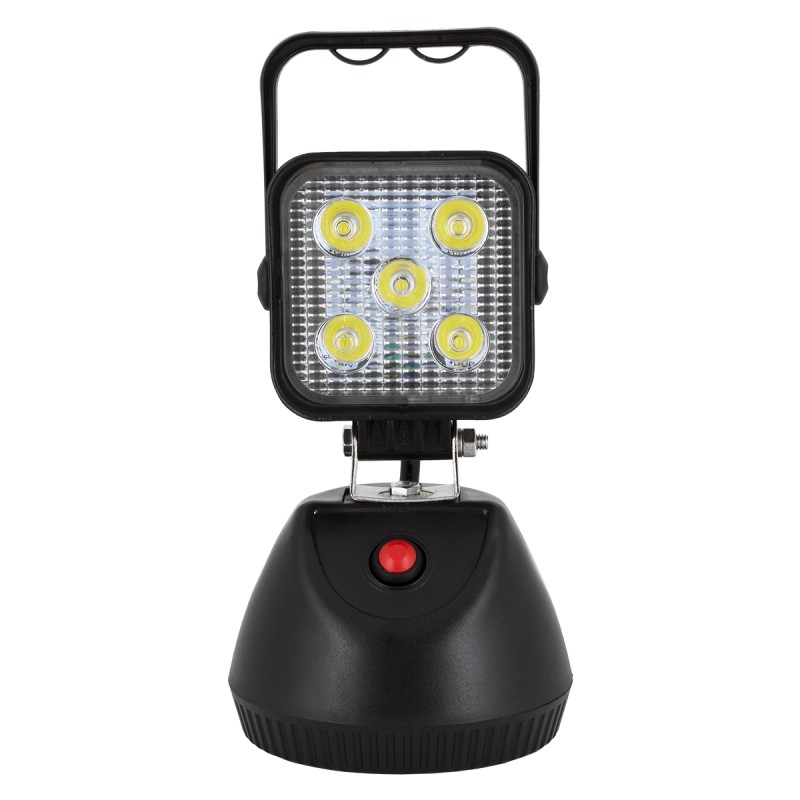 GloboStar® 79036 Φορητός Επαναφορτιζόμενος Προβολέας Εργασίας LED CREE XML2-T6 Chip 25W 2500lm με 3 Modes & με Καλώδιο Φόρτισης για Αυτοκίνητο & Πρίζας Αδιάβροχος IP54 Ψυχρό Λευκό 6000K