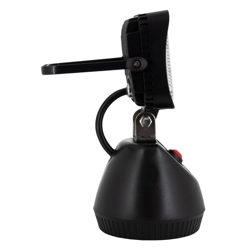 GloboStar® 79036 Φορητός Επαναφορτιζόμενος Προβολέας Εργασίας LED CREE XML2-T6 Chip 25W 2500lm με 3 Modes & με Καλώδιο Φόρτισης για Αυτοκίνητο & Πρίζας Αδιάβροχος IP54 Ψυχρό Λευκό 6000K