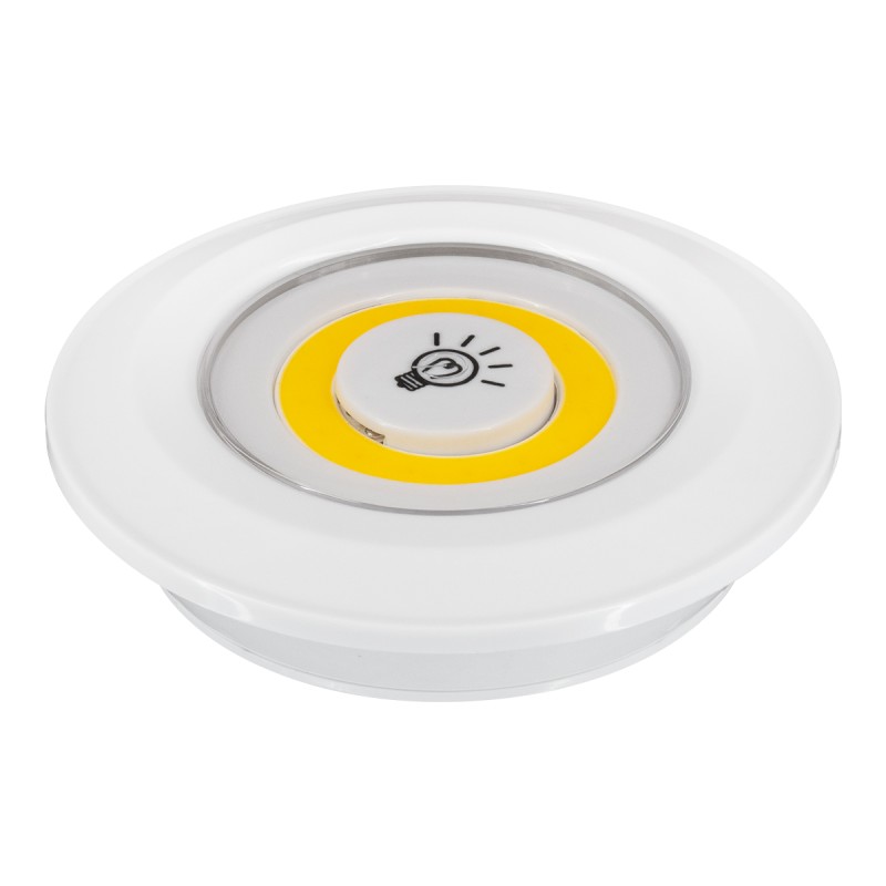 GloboStar® 79045 Φωτιστικά Νυκτός Μπαταρίας LED COB 6W 600lm με Timer & Ασύρματο Χειριστήριο RF - ΣΕΤ 3 Τεμαχίων Θερμό Λευκό 3000K