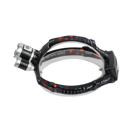 GloboStar® 79057 Φακός Κεφαλής Επαναφορτιζόμενος LED CREE XML2-T6 Chip 30 Watt 3000lm με 2 x 18650 Μπαταρίες 6000mAh Ψυχρό Λευκό 6000K GloboStar® 79057 Φακός Κεφαλής Επαναφορτιζόμενος LED CREE XML2-T6 Chip 30 Watt 3000lm με 2 x 18650 Μπαταρίες 6000mAh Ψυχρό Λευκό 6000K