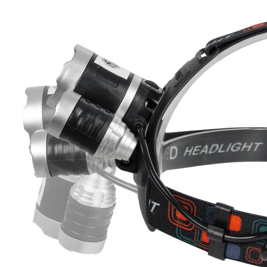 GloboStar® 79057 Φακός Κεφαλής Επαναφορτιζόμενος LED CREE XML2-T6 Chip 30 Watt 3000lm με 2 x 18650 Μπαταρίες 6000mAh Ψυχρό Λευκό 6000K GloboStar® 79057 Φακός Κεφαλής Επαναφορτιζόμενος LED CREE XML2-T6 Chip 30 Watt 3000lm με 2 x 18650 Μπαταρίες 6000mAh Ψυχρό Λευκό 6000K