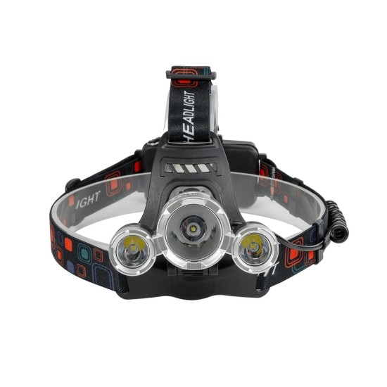 GloboStar® 79057 Φακός Κεφαλής Επαναφορτιζόμενος LED CREE XML2-T6 Chip 30 Watt 3000lm με 2 x 18650 Μπαταρίες 6000mAh Ψυχρό Λευκό 6000K GloboStar® 79057 Φακός Κεφαλής Επαναφορτιζόμενος LED CREE XML2-T6 Chip 30 Watt 3000lm με 2 x 18650 Μπαταρίες 6000mAh Ψυχρό Λευκό 6000K