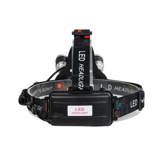 GloboStar® 79057 Φακός Κεφαλής Επαναφορτιζόμενος LED CREE XML2-T6 Chip 30 Watt 3000lm με 2 x 18650 Μπαταρίες 6000mAh Ψυχρό Λευκό 6000K GloboStar® 79057 Φακός Κεφαλής Επαναφορτιζόμενος LED CREE XML2-T6 Chip 30 Watt 3000lm με 2 x 18650 Μπαταρίες 6000mAh Ψυχρό Λευκό 6000K
