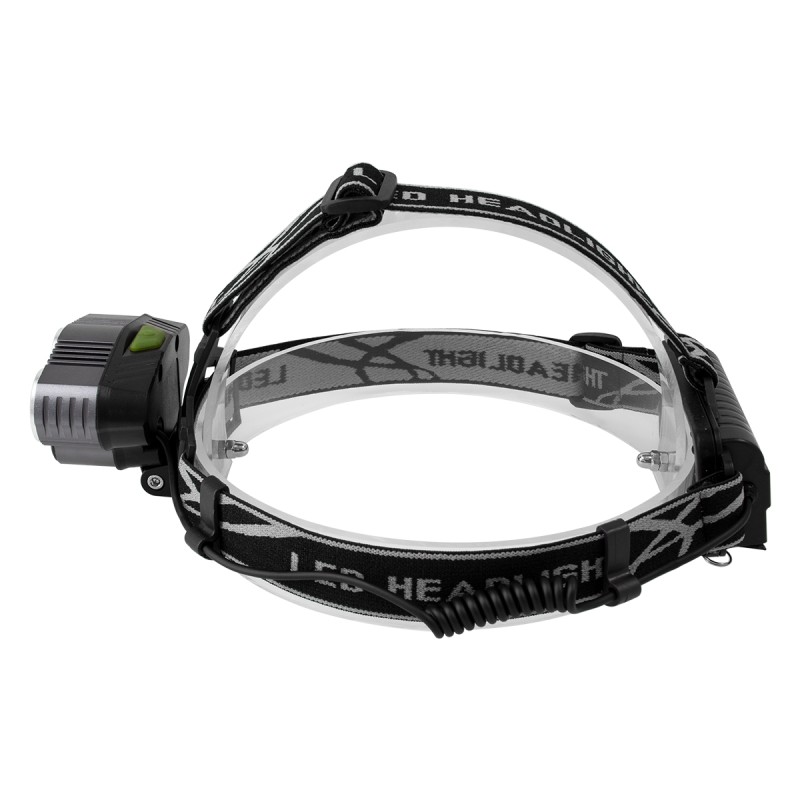 GloboStar® 79058 Φακός Κεφαλής Επαναφορτιζόμενος LED CREE XML2-T6 Chip 50 Watt 5000lm με 2 x 18650 Μπαταρίες 5200mAh Ψυχρό Λευκό 6000K