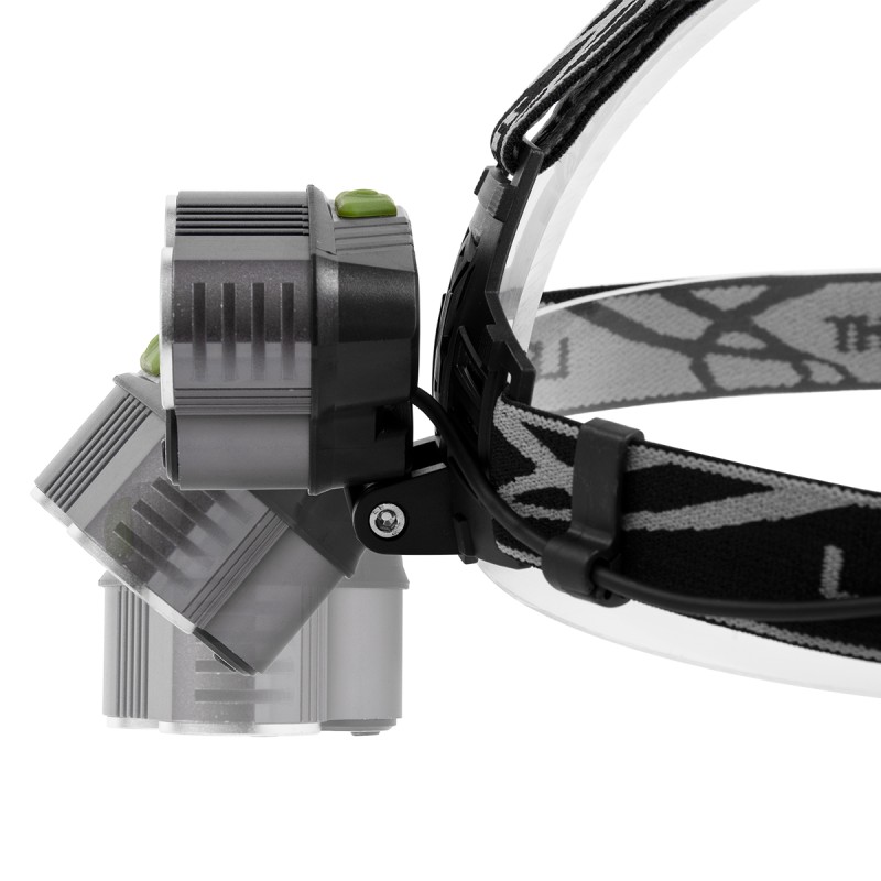 GloboStar® 79058 Φακός Κεφαλής Επαναφορτιζόμενος LED CREE XML2-T6 Chip 50 Watt 5000lm με 2 x 18650 Μπαταρίες 5200mAh Ψυχρό Λευκό 6000K