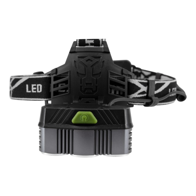 GloboStar® 79058 Φακός Κεφαλής Επαναφορτιζόμενος LED CREE XML2-T6 Chip 50 Watt 5000lm με 2 x 18650 Μπαταρίες 5200mAh Ψυχρό Λευκό 6000K