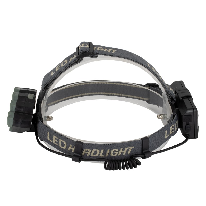 GloboStar® 79062 Φακός Κεφαλής Επαναφορτιζόμενος LED CREE XML2-T6 Chip 60 Watt 6000lm με 2 x 18650 Μπαταρίες 13600mAh Ψυχρό Λευκό 6000K