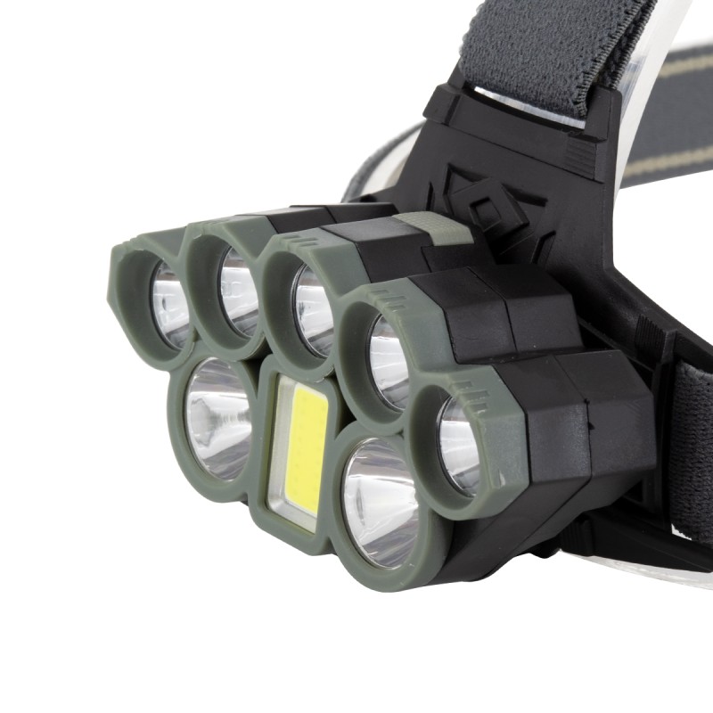 GloboStar® 79062 Φακός Κεφαλής Επαναφορτιζόμενος LED CREE XML2-T6 Chip 60 Watt 6000lm με 2 x 18650 Μπαταρίες 13600mAh Ψυχρό Λευκό 6000K