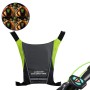 GloboStar® 79070 Γιλέκο Ασφαλείας Φωσφοριζέ Αντανακλαστικό για Ποδηλάτες & Runners με Φωτεινή Σήμανση LED - Ενσωματωμένη Μπαταρία 650mAh DC 5V Επαναφορτιζόμενο με Καλώδιο Τροφοδοσίας USB & Ασύρματο Χειριστήριο -  Μαύρο & Λαχανί Φωσφοριζέ Αδιάβ