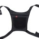 GloboStar® 79070 Γιλέκο Ασφαλείας Φωσφοριζέ Αντανακλαστικό για Ποδηλάτες & Runners με Φωτεινή Σήμανση LED - Ενσωματωμένη Μπαταρία 650mAh DC 5V Επαναφορτιζόμενο με Καλώδιο Τροφοδοσίας USB & Ασύρματο Χειριστήριο -  Μαύρο & Λαχανί Φωσφοριζέ Αδιάβ