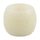 GloboStar® CANDLE 79537 Διακοσμητικό Realistic Κερί με LED Εφέ Κινούμενης Φλόγας - Μπαταρίας 3 x LR1130 Θερμό Λευκό 2700K Μπεζ D6 x H5cm