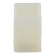 GloboStar® CANDLE 79539 ΣΕΤ 12 x Διακοσμητικά Realistic Κεράκια με LED Εφέ Κινούμενης Φλόγας - Μπαταρίας 12 x CR2032 Θερμό Λευκό 2700K Μπεζ L3.7 x W3.7 x H5.5cm