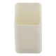 GloboStar® CANDLE 79540 ΣΕΤ 12 x Διακοσμητικά Realistic Κεράκια με LED Εφέ Κινούμενης Φλόγας - Μπαταρίας 12 x CR2032 Θερμό Λευκό 2700K Μπεζ L3.7 x W3.7 x H7.5cm