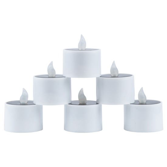 GloboStar® CANDLE 79546 ΣΕΤ 6 x Αυτόνομα Ηλιακά Διακοσμητικά Realistic Κεράκια με LED Εφέ Κινούμενης Φλόγας - 400mAh Μπαταρία - Φωτοβολταϊκό Πάνελ - Θερμό Λευκό 2700K Μπεζ D5.3 x H6cm GloboStar® CANDLE 79546 ΣΕΤ 6 x Αυτόνομα Ηλιακά Διακοσμητικά Realistic Κεράκια με LED Εφέ Κινούμενης Φλόγας - 400mAh Μπαταρία - Φωτοβολταϊκό Πάνελ - Θερμό Λευκό 2700K Μπεζ D5.3 x H6cm