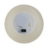 GloboStar® CANDLE 79548 ΣΕΤ 2 x Διακοσμητικά Realistic Κεράκια με LED Εφέ Κινούμενης Φλόγας - Μπαταρίας 12 x CR2032 Μπλε Μπεζ D6 x H5cm