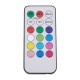 GloboStar® 79553 ΣΕΤ 3 Διακοσμητικών Realistic Κεριών με LED - Μπαταρίας & Ασύρματο Χειριστήριο IR Πολύχρωμα RGB Dimmable