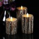 GLOBOSTAR® EVERFLAME 79562 Διακοσμητικό Κερί Παραφίνης με IR Ασύρματο Χειριστήριο LED 0.5W 30lm 120° DC 3.2V με 2xAA Μπαταρίες IP20 Θερμό Λευκό 2700K Dimmable - Μ7.5 x Π7.5 x Υ15cm - Πακέτο 3 Τεμαχίων - 1 Χρόνο Εγγύηση