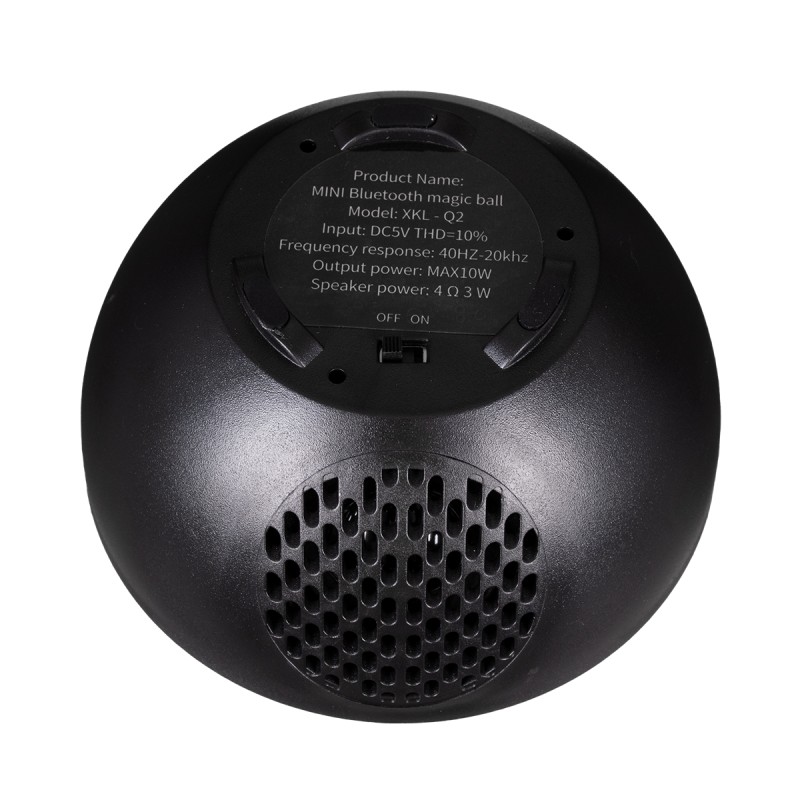 GloboStar® 79599 Επιτραπέζιο Διακοσμητικό Φωτιστικό Ειδικών Εφε NIGHT SKY STARS LED 10W DC 5V 2200mAh Επαναφορτιζόμενο με Bluetooth Speaker - Sound Activated - Καλώδιο Τροφοδοσίας USB και Ασύρματο Χειριστήριο RF 2.4Ghz Πολύχρωμo RGB Dimmable