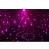 GloboStar® 79601-1 LED Party Disco Μπάλα με Περιστρεφόμενα Φωτορυθμικά Εφέ Πολύχρωμη RGB 15W με Sound Control Activated Εφέ και με Ασύρματο Χειριστήριο AC 230V IP20 Μ11 x Π8.6 x Υ13cm