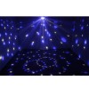 GloboStar® 79601-1 LED Party Disco Μπάλα με Περιστρεφόμενα Φωτορυθμικά Εφέ Πολύχρωμη RGB 15W με Sound Control Activated Εφέ και με Ασύρματο Χειριστήριο AC 230V IP20 Μ11 x Π8.6 x Υ13cm