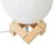 GloboStar® MOON 79606 Επιτραπέζιο Φωτιστικό Πορτατίφ LED 2W 120lm 360° DC 5V IP20 RGBW Dimmable Λευκό Πλαστικό με Μπεζ Ξύλο - Μ12 x Π12 x Υ15cm - 2 Xρόνια Εγγύηση GloboStar® MOON 79606 Μοντέρνο Επιτραπέζιο Φωτιστικό Πορτατίφ LED 2W 120lm 360° DC 5V - Εναλλαγή Φωτισμού μέσω Τηλεχειριστηρίου - Dimmable - RGBW - Φ12 x Υ15 - Λευκό