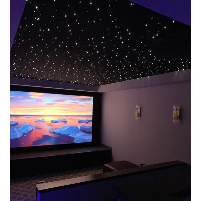 GLOBOSTAR® LUMOFIBRA 79613 Κιτ Συστήματος Οπτικής Ίνας με 150τεμ Φ1mm x Μ200cm & RF Ασύρματο Χειριστήριο LED 5W 200lm 1° AC 220-240V IP20 Πολύχρωμο RGB - Μ11.5 x Π9 x Υ4cm - 2 Χρόνια Εγγύηση